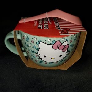 Hello Kitty Bowl and Spoon